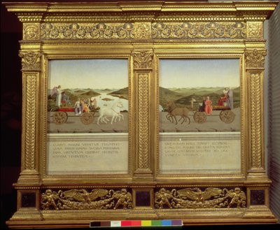 The Triumphs of Duke Federico da Montefeltro (1422-82) and Battista Sforza, c.1465 by Piero della Francesca