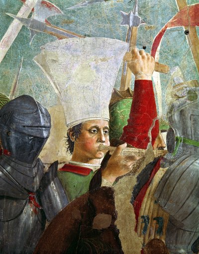 Trumpeter (detail) by Piero della Francesca