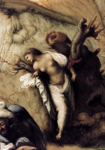 Andromede delivered by Persee (detail) by Piero di Cosimo