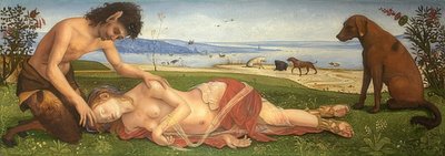 A Satyr Mourns a Nymph by Piero di Cosimo