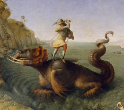 Perseus Rescuing Andromeda, c.1510-13 (Detail) by Piero di Cosimo