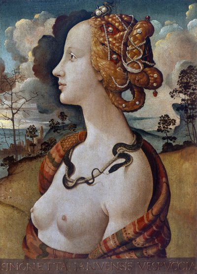 Portrait of Simonetta Vespucci as Cleopatra by Piero di Cosimo