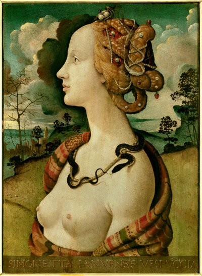 Portrait of a Woman Said to be Simonetta Vespucci by Piero di Cosimo