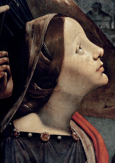 St. Catherine of Alexandria (detail) by Piero di Cosimo