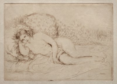 Nude Woman Reclining by Pierre-Auguste Renoir