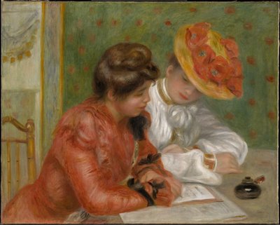 The Letter by Pierre-Auguste Renoir