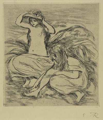 The Two Bathers by Pierre-Auguste Renoir