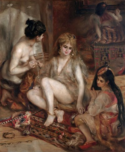 Women of Paris in Algerian Style (Harlem) by Pierre-Auguste Renoir