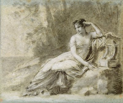 Study for a Portrait of Empress Joséphine by Pierre Paul Prudhon