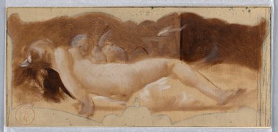 Drawing (France), Late 19th Century by Pierre-Victor Galland