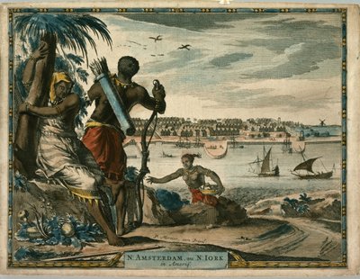 New Amsterdam, or New York in America, ca. 1700 by Pierre  Mortier
