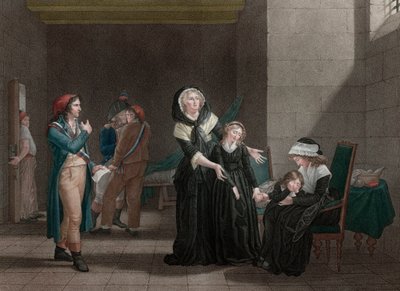 Departure of the Queen for the Concierge, August 2 by Pierre (after) Bouillon