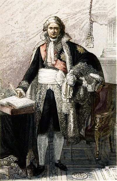 Portrait of Jean Etienne Marie Portalis. French jurist and politician (1746-1807) based on Pierre Gautherot