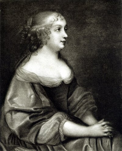 Portrait of Anne of Austria (1601 - 1666), Queen of France and Navarre, mother of Louis XIV by Pierre (after) Mignard