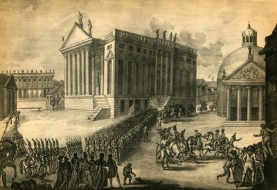 Triumphant Entry of the French into the City of Berlin, 27 October 1806 by Pierre Adrien Le Beau