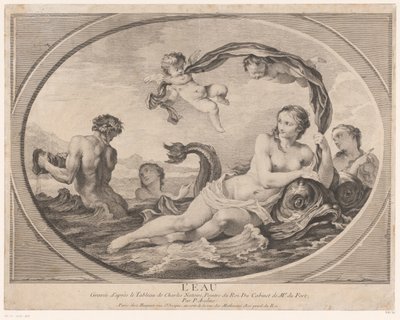Allegorical Representation with Amphitrite (Water, The Four Elements) by Pierre Alexandre Aveline