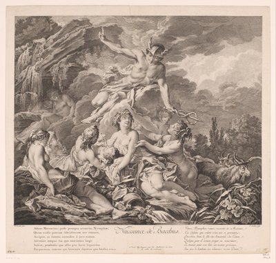 Birth of Bacchus by Pierre Alexandre Aveline
