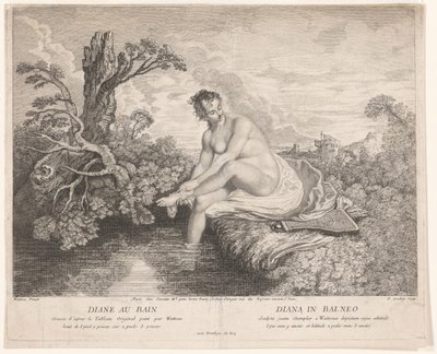 The Bath of Diana by Pierre Alexandre Aveline