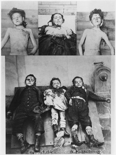 The Troppmann Affair, the Family Kinck Murdered by Jean-Baptiste Troppmann, 1869 by Pierre Ambroise Richebourg