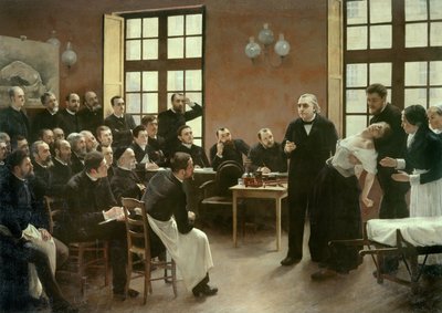 A Clinical Lecture by Dr. Charcot at the Salpetriere in 1887 by Pierre Andre Brouillet