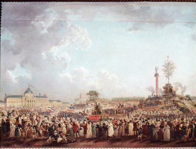 Feast of the Supreme Being at the Field of Mars by Pierre Antoine Demachy