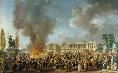 The Festival of Unity and Indivisibility on August 10, 1793 by Pierre Antoine Demachy