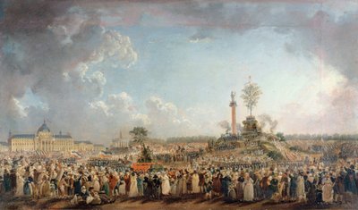 The Festival of the Supreme Being at the Field of Mars, 8 June 1794 by Pierre Antoine Demachy