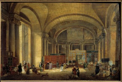 Window of the Louvre East Coast: Print Shops by Pierre Antoine Demachy