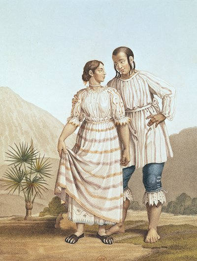Mexican Indian Costume by Pierre Antoine Marchais
