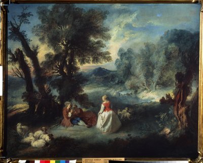 Pastoral Scene by Pierre Antoine Quillard
