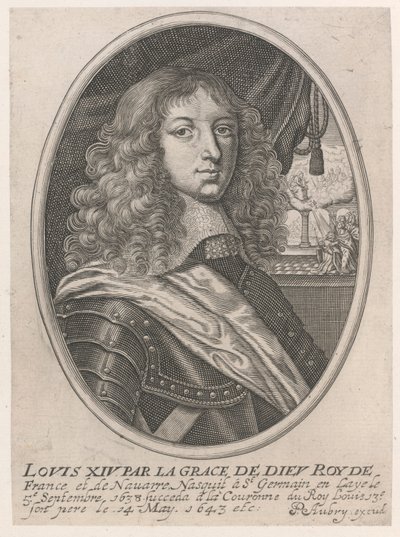 Portrait of Louis XIV by Pierre Aubry