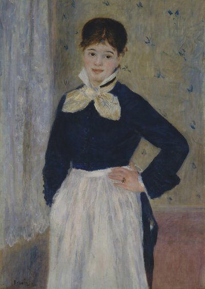 A Waitress at Duvals Restaurant by Pierre Auguste Renoir