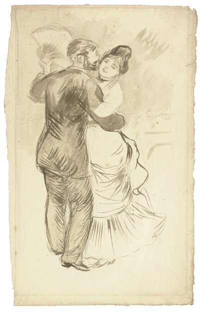 A Study for Dance in the Countryside, 1883 by Pierre Auguste Renoir