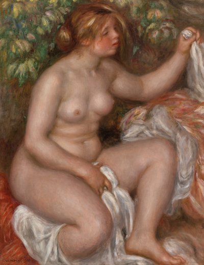 After the Bath by Pierre Auguste Renoir