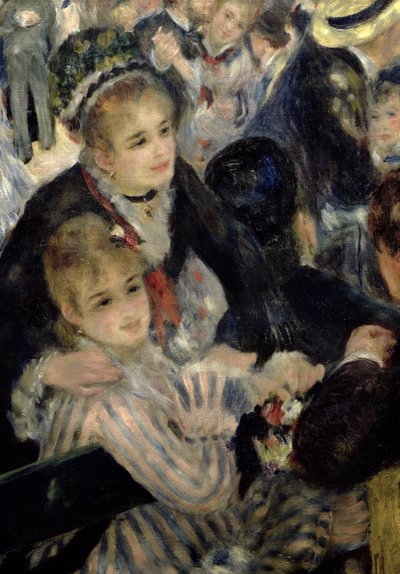 Ball at the Moulin de la Galette (detail) by Pierre Auguste Renoir