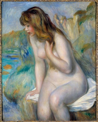 Bather by Pierre Auguste Renoir