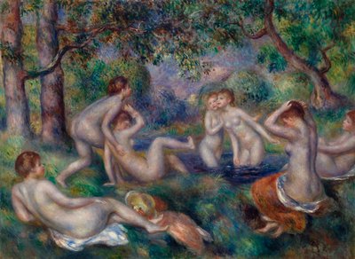 Bathers in the Forest by Pierre Auguste Renoir