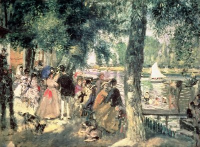 Bathing on the Seine or, La Grenouillere by Pierre Auguste Renoir