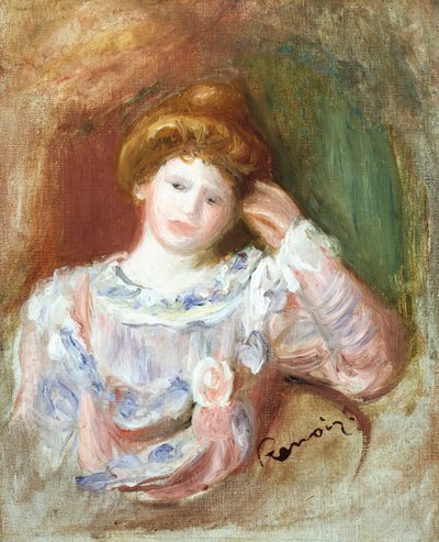 Bust of a Woman by Pierre Auguste Renoir