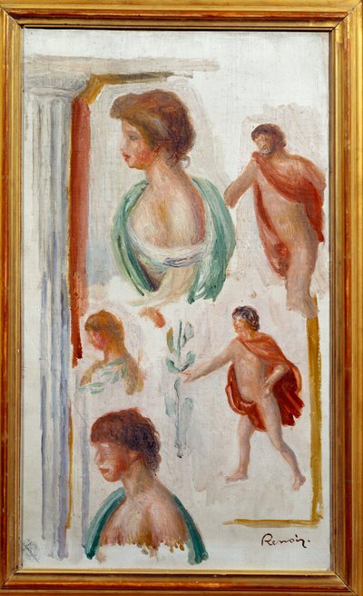 Characters of the Antique Tragedie by Pierre Auguste Renoir