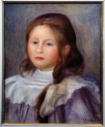 Child Portrait by Pierre Auguste Renoir