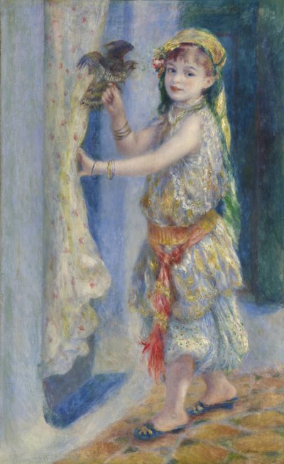 Child with a Bird by Pierre Auguste Renoir
