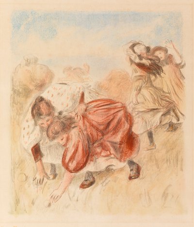 Children Playing Ball by Pierre Auguste Renoir