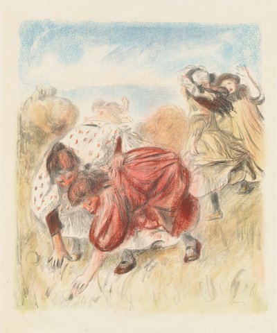 Children Playing Ball by Pierre Auguste Renoir