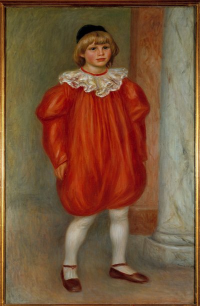 Claude Renoir in Clown Costume (or The Clown) by Pierre Auguste Renoir