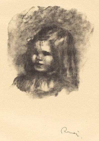 Claude Renoir, turned left, 1904 by Pierre Auguste Renoir