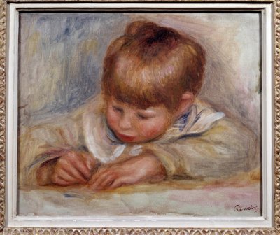 Coco Writer by Pierre Auguste Renoir