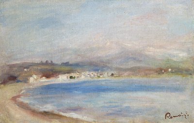 Cros de Cagnes, Sea, Mountains, c.1910 by Pierre Auguste Renoir