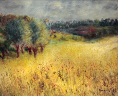 The Cornfield by Pierre Auguste Renoir
