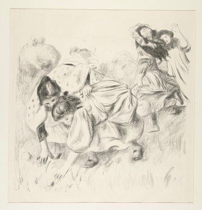 Children Playing Ball by Pierre Auguste Renoir